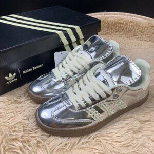 Adidas Samba x Wales Bonner Silver Metallic